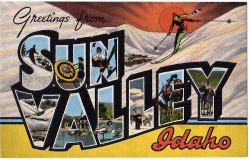 Early On Sun Valley Was Promoted As A Ski Destination